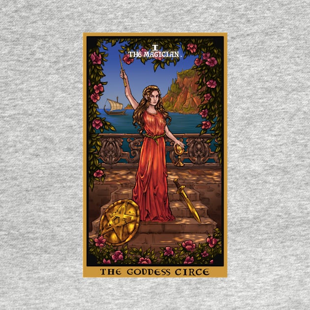 The Goddess Circe The Magician Tarot Card by TheGhoulishGarb